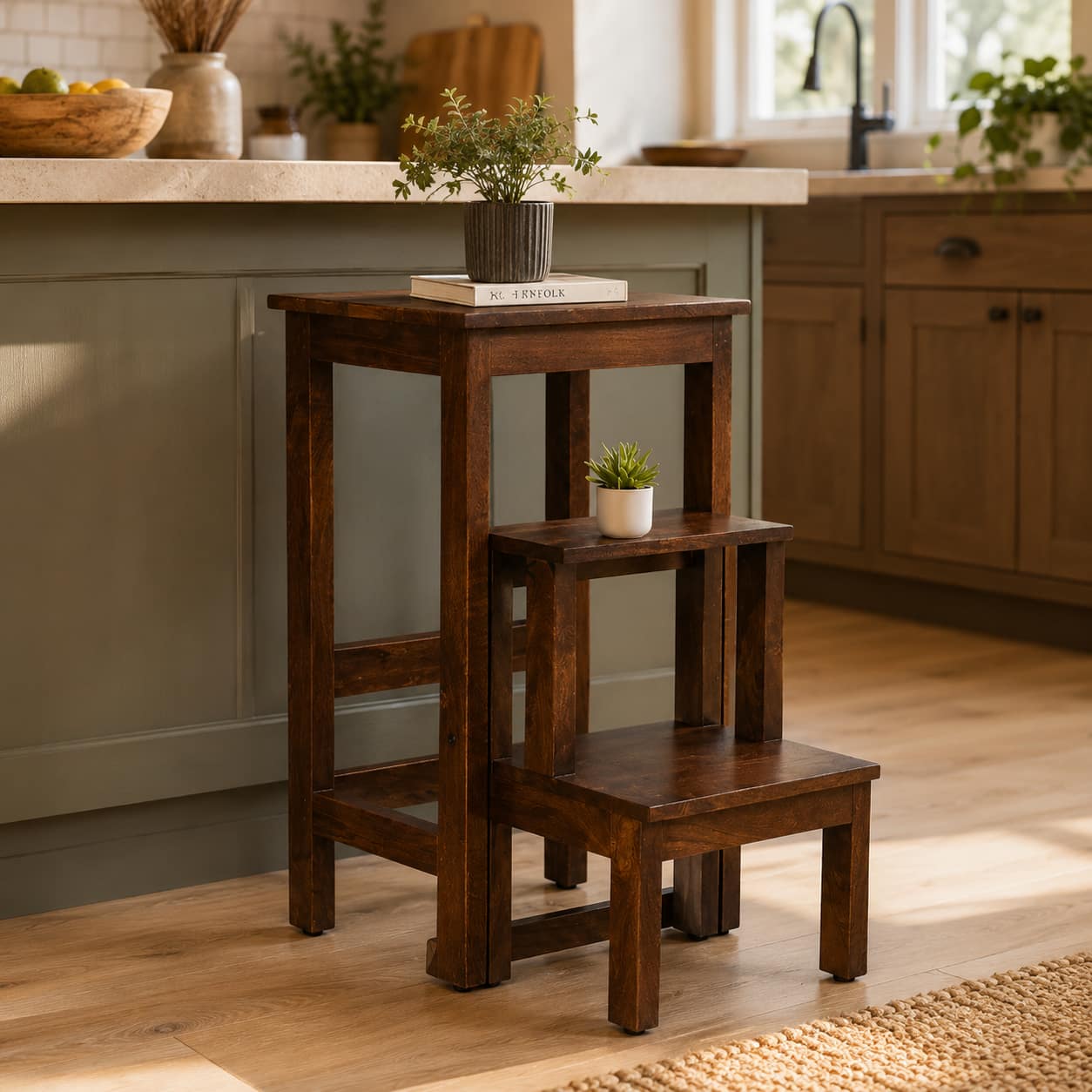 Shri Art Step Nesting Table - Ferrowoods