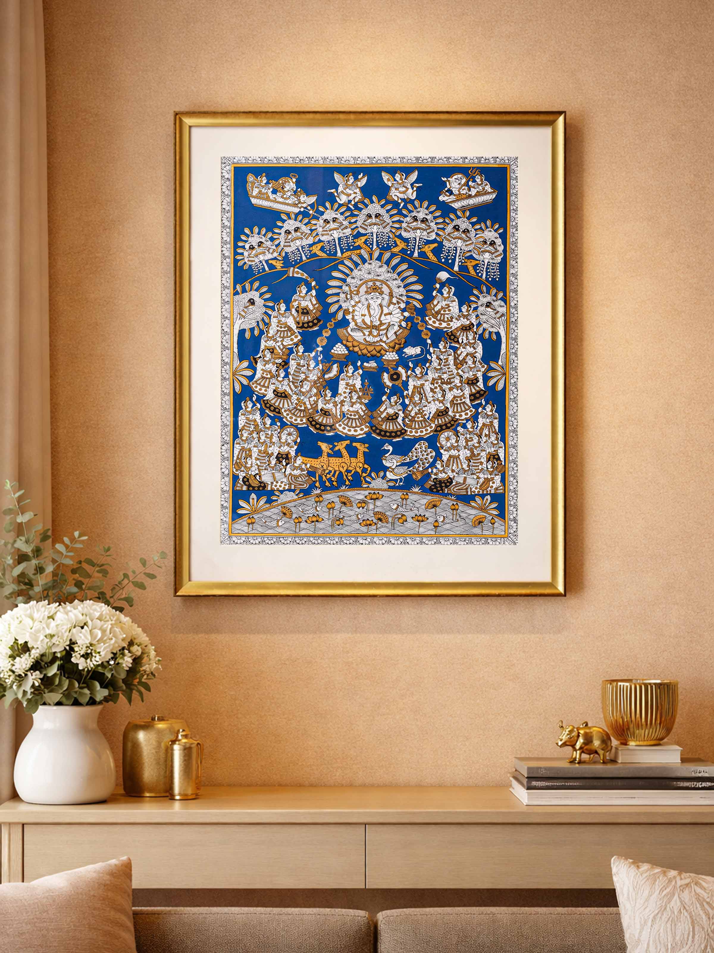 Ganesh Vandana Phad Painting