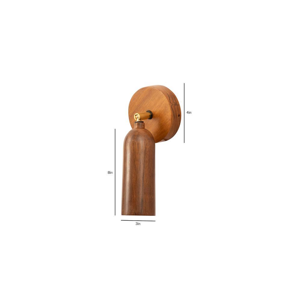 Bedside Wooden Wall Sconce