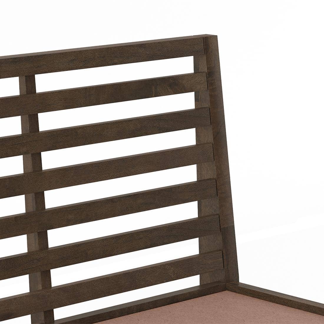 Elwyn Nonstorage Single Bed Finish Danish Walnut