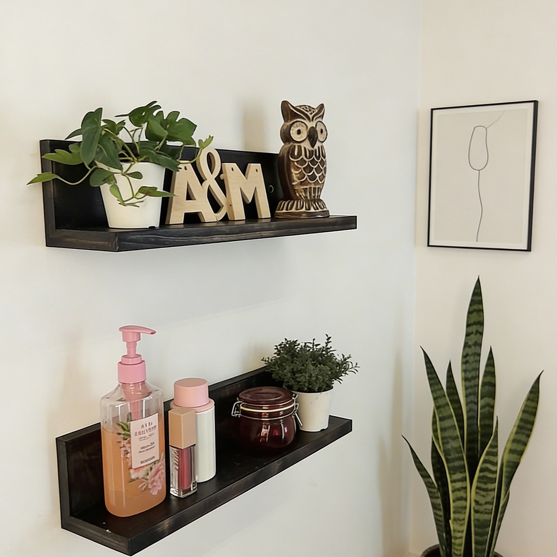 Casper Wooden Wall Shelf Organiser