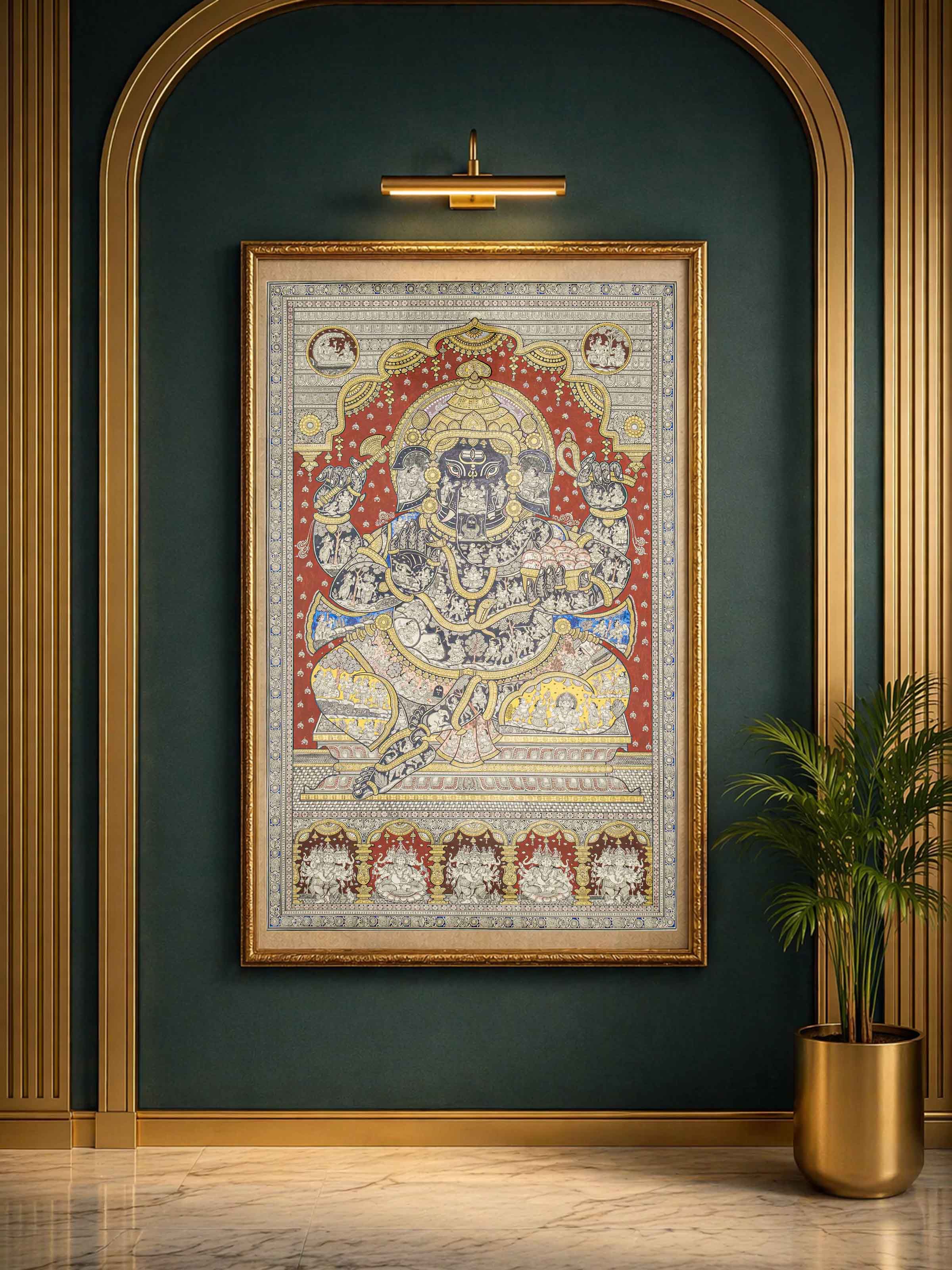 Ganesha Pattachitra Painting