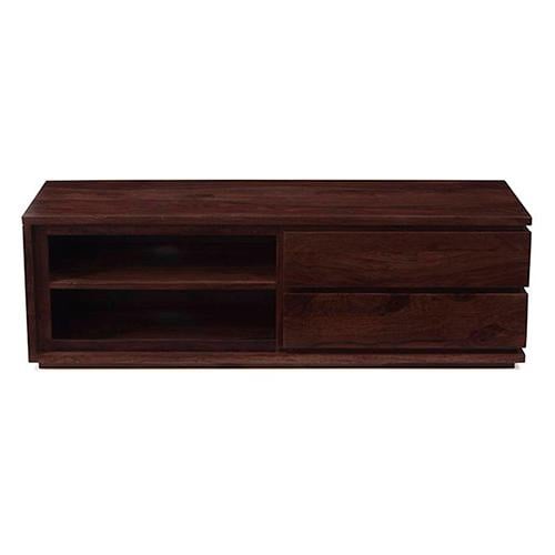 Vector Solid Wood TV Unit in Mahogany Finish