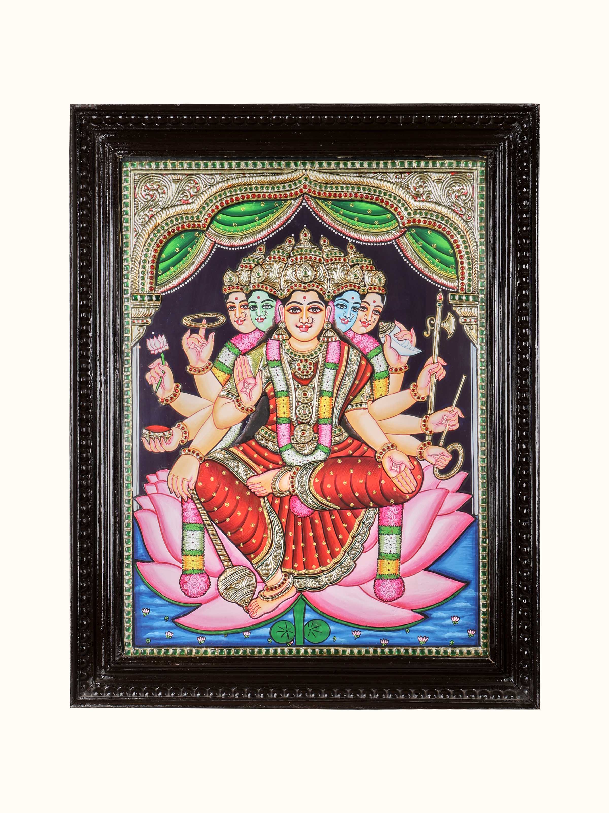 Gayatri Devi Thanjavur Painting