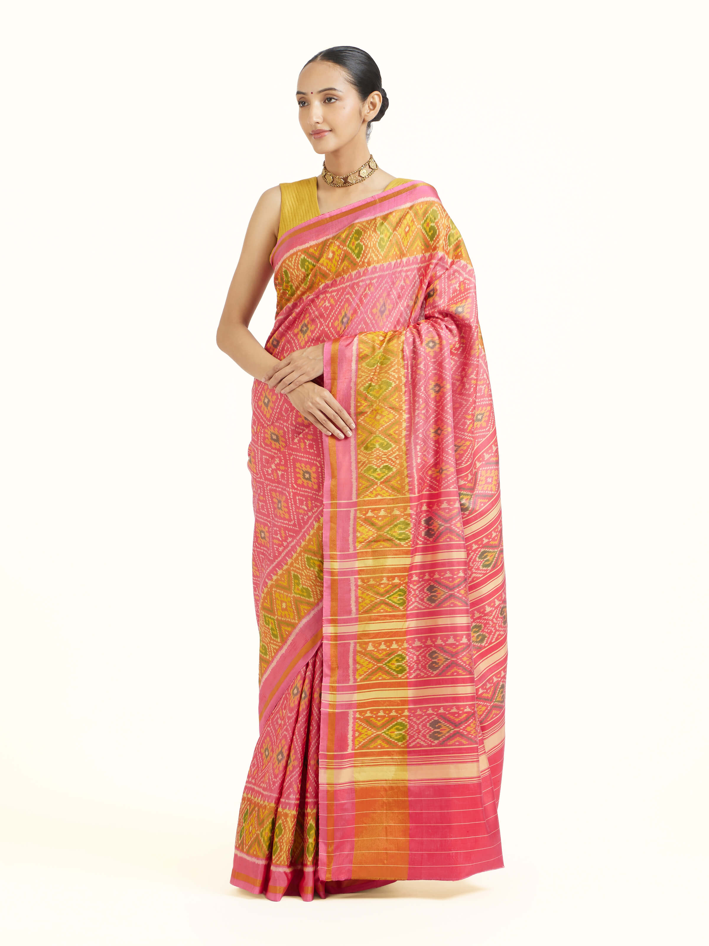 Rajkot Patola Ikat Saree