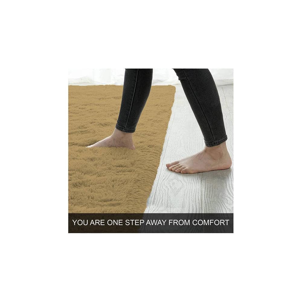 Bath Mat Rabbit Fur 1000 GSM Bathroom Door Mats Anti Skid Water Absorbent Easy Machine Washable Marino Rug for Entrance