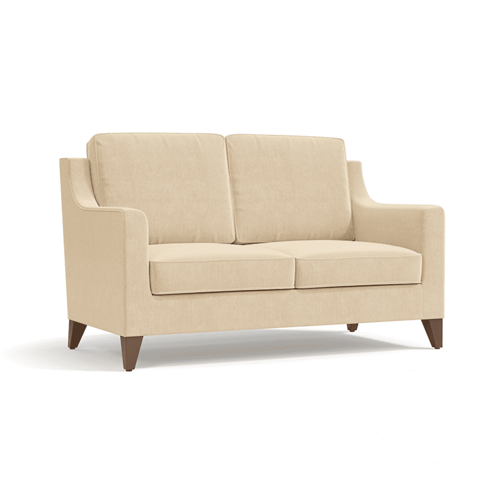 Abbey 2 Seater Fabric Sofa in Birch Beige Colour