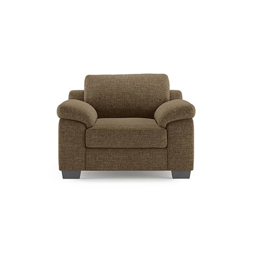 Esquel Essential 1 Seater Fabric Sofa in Dune Colour