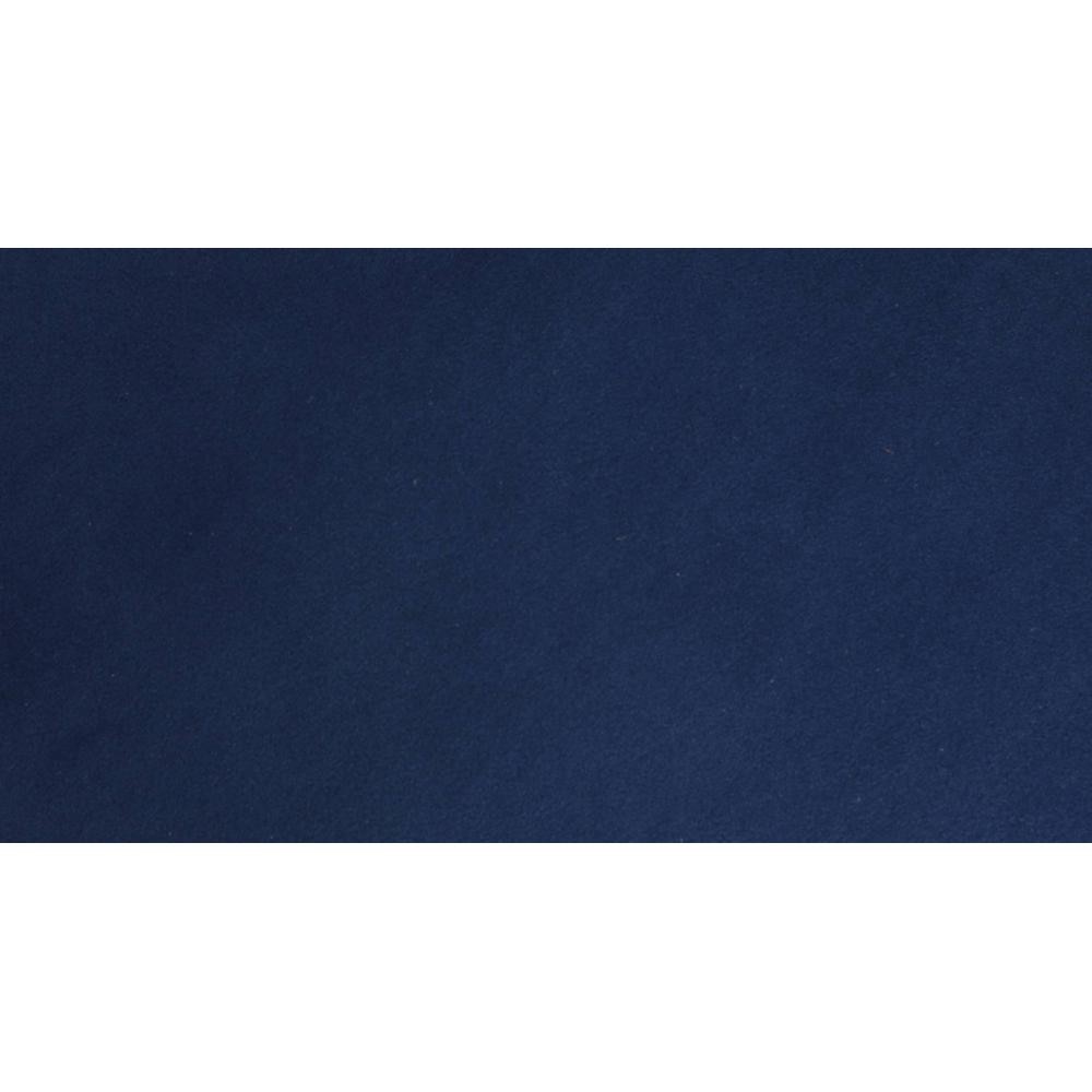 Julian Solid Wood  Ottomon in  Blue Colour