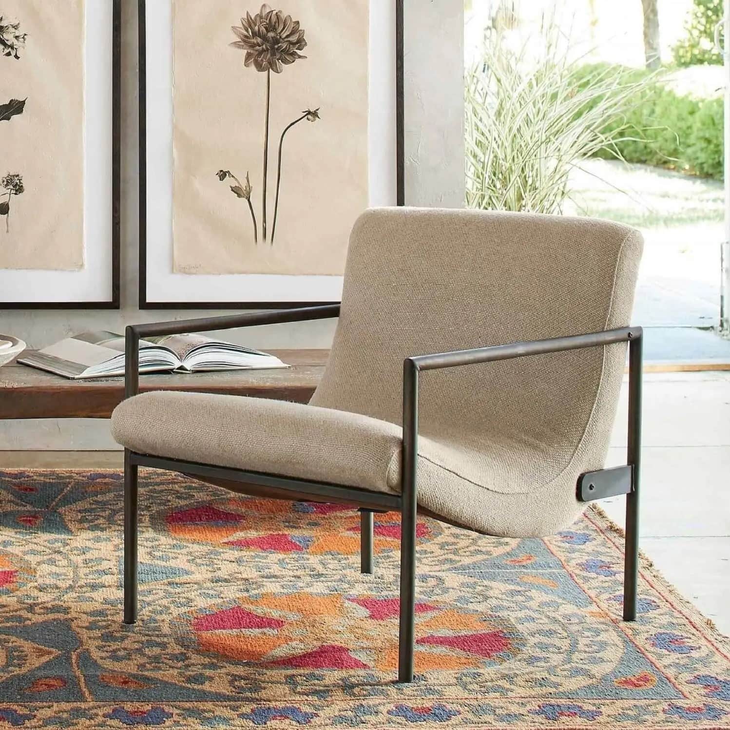 Conan Metal Relax Chair in Black
