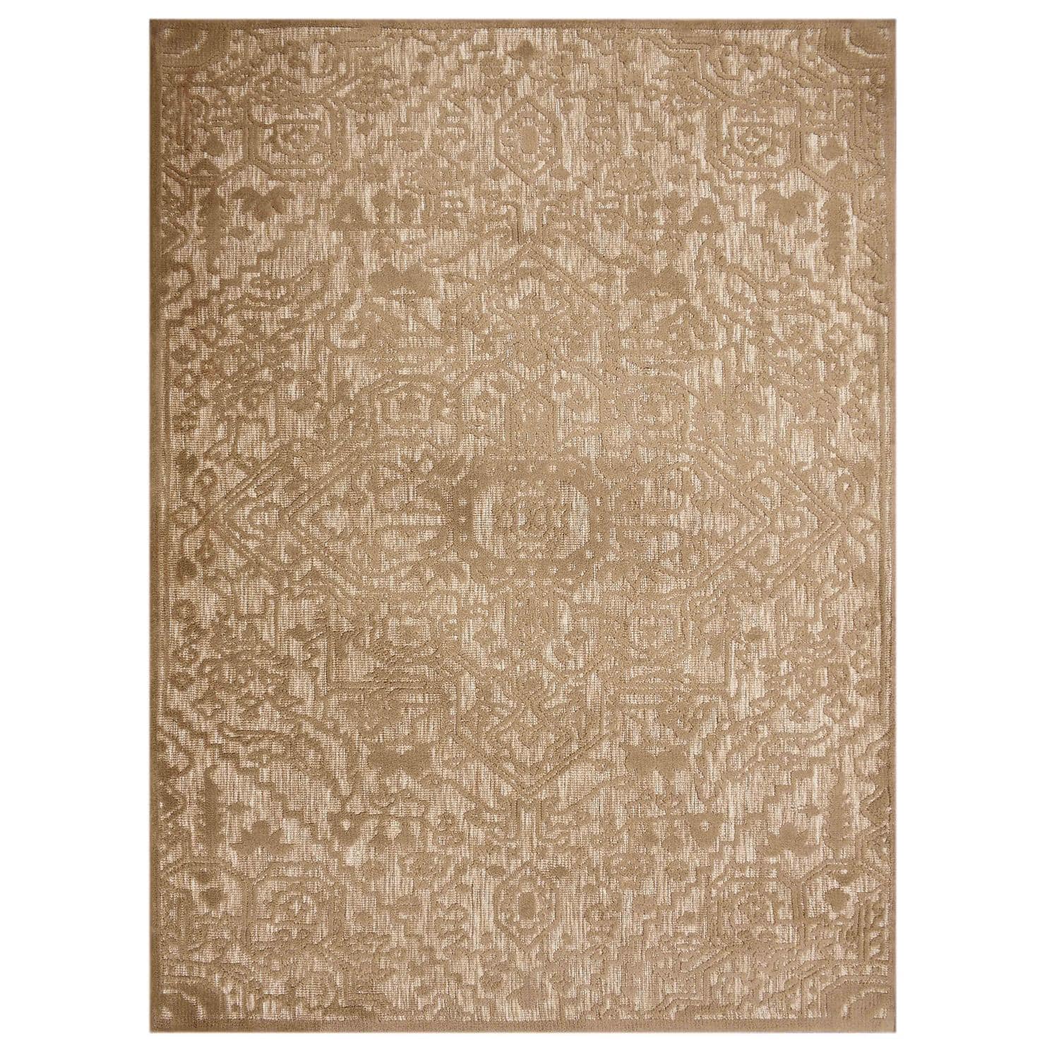 Multicolor Traditional Machine Made Polyester 2 X 5 Feet Carpet