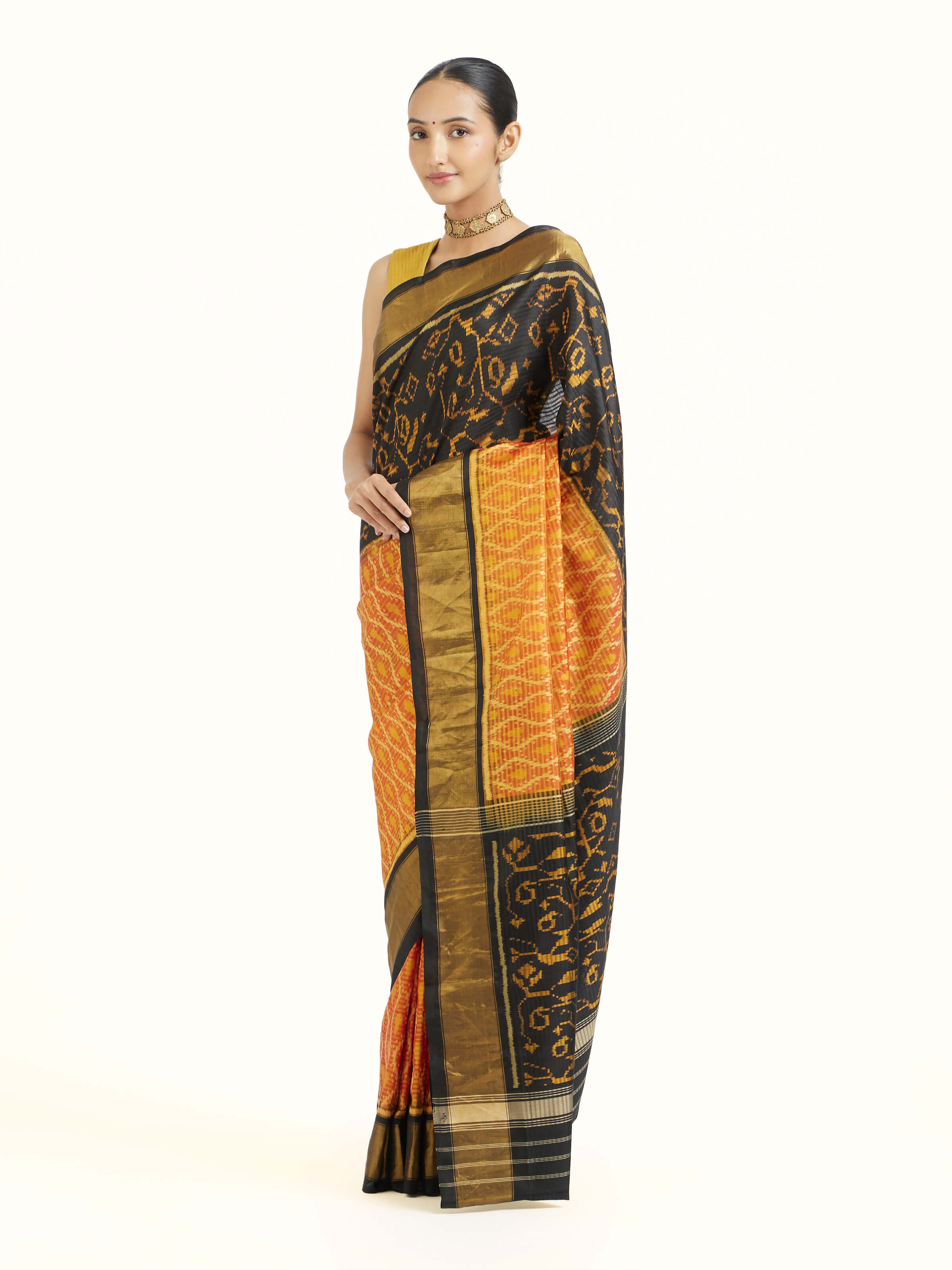 Rajkot Patola Ikat Saree
