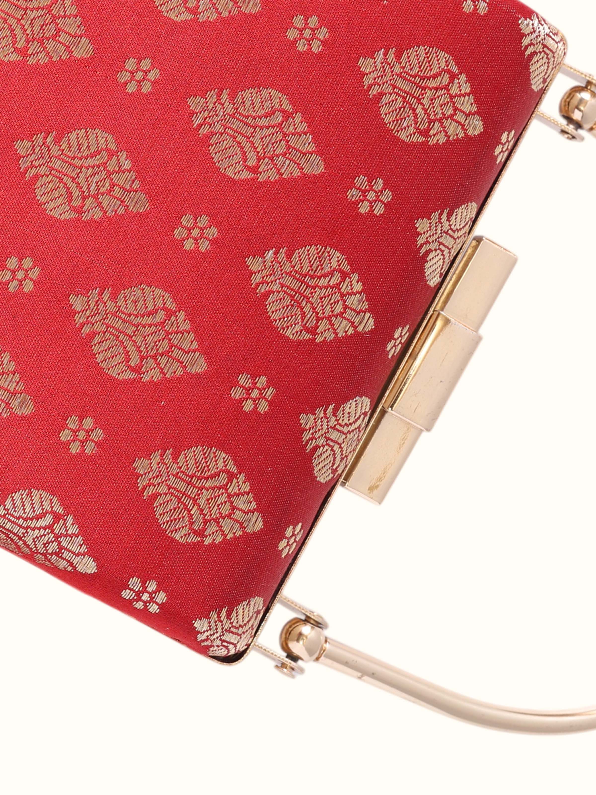 Handwoven Brocade Clutch