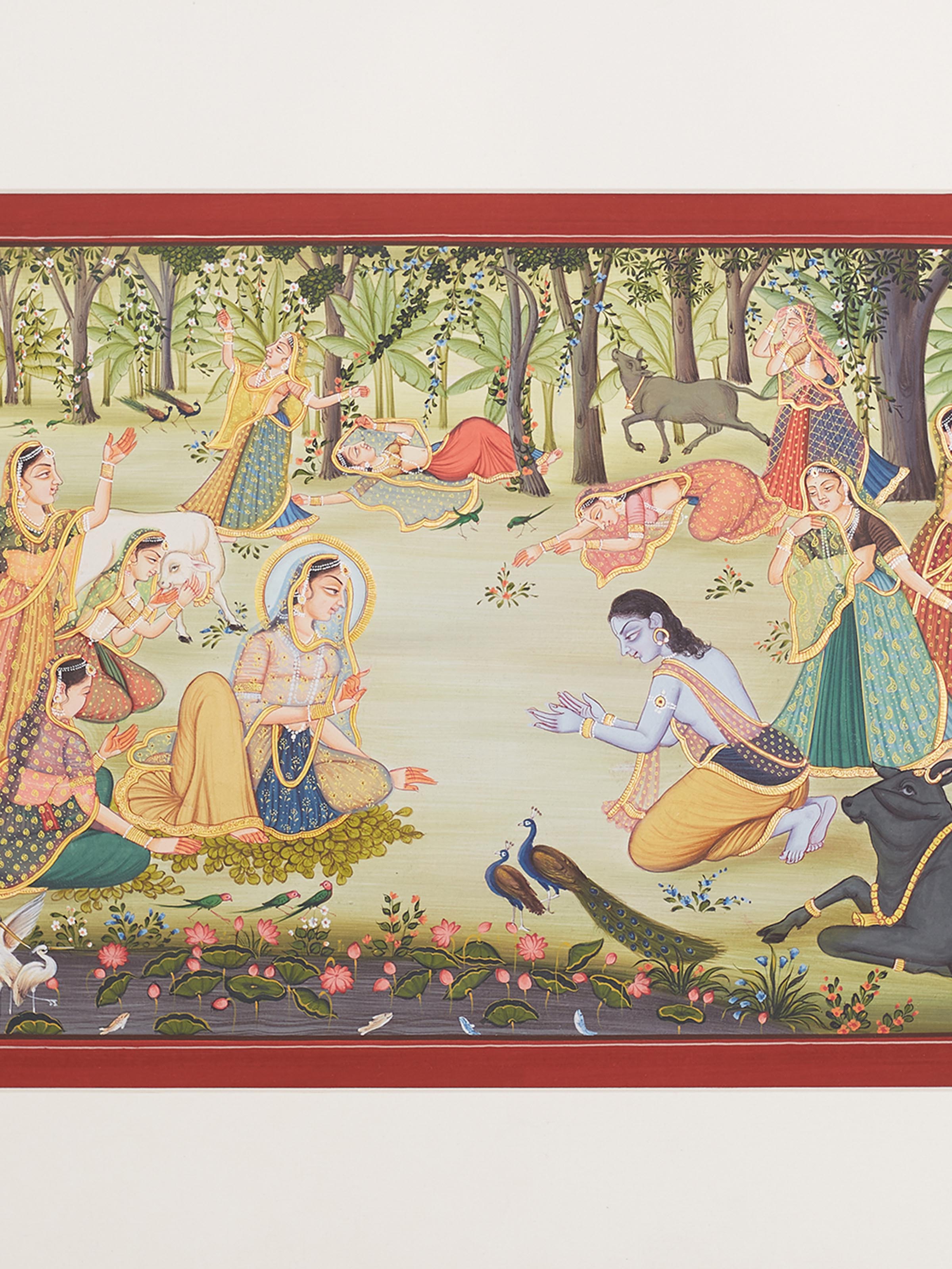 Krishna Leela Pichwai Painting