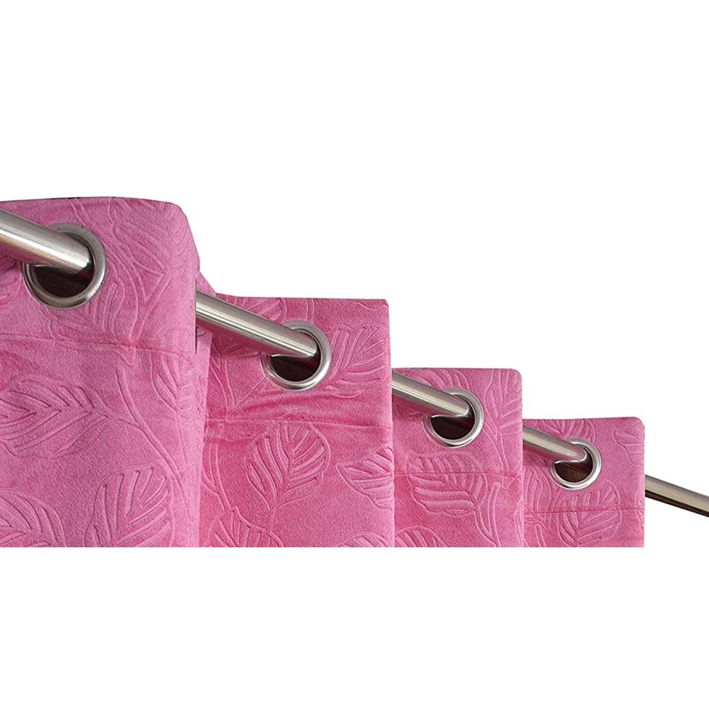 Velvet embo Pack of 2 Blackout Door Curtains