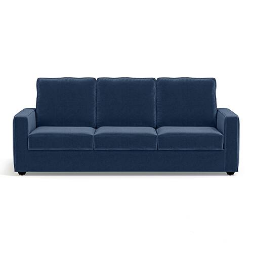 Apollo Compact Sofa Set (Colour : Lapis Blue, Cushion : Hard, Back Type : High Back, Seater : 3+2+1) - Urban Ladder