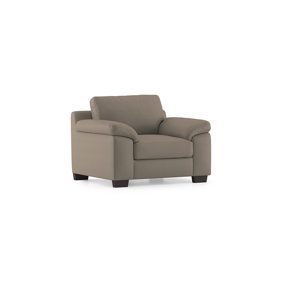 Esquel 1 Seater Leatherette Sofa in Cappuccino Colour