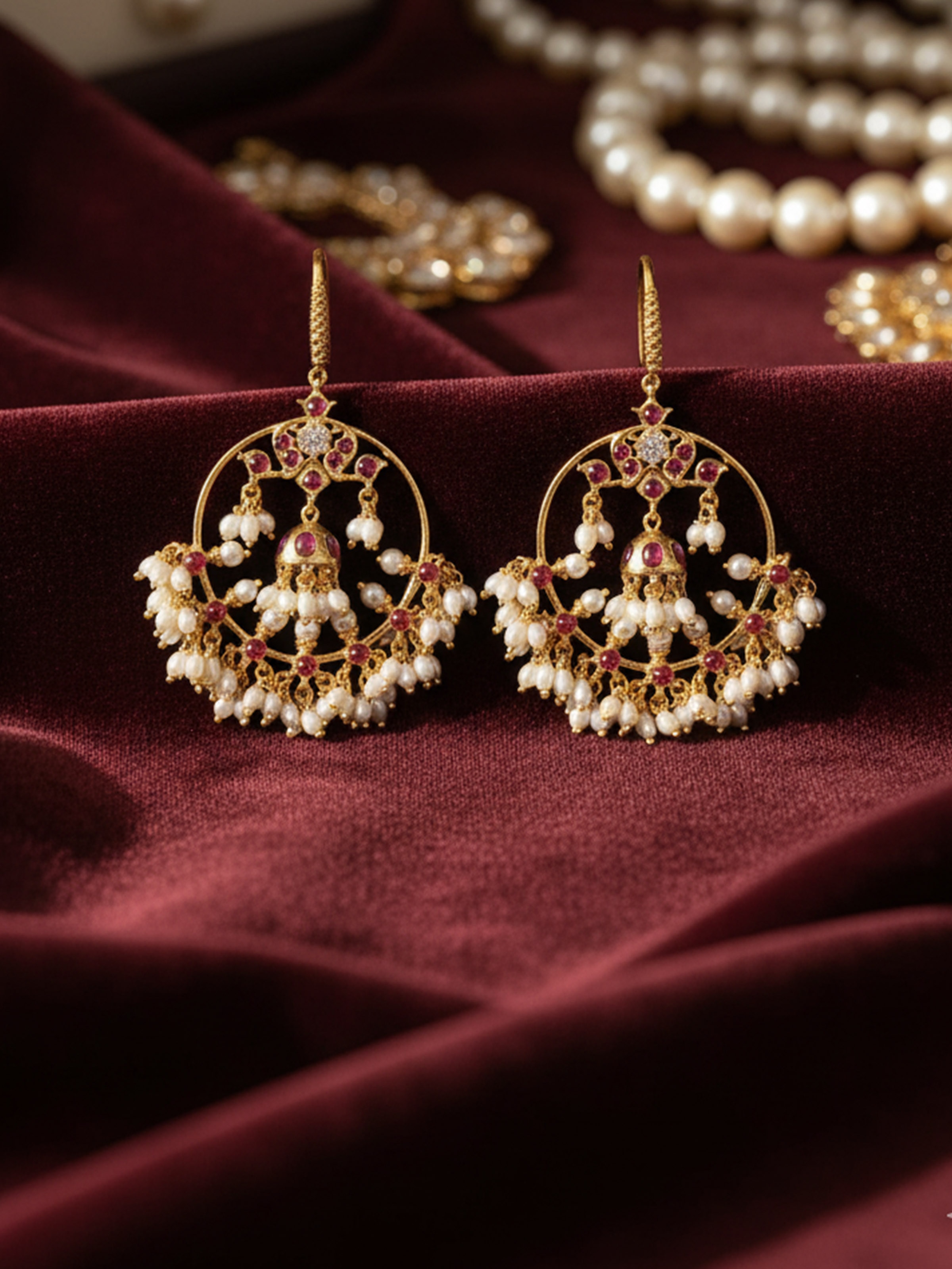 Lifestyle view of Jadau 18 Karat Gold Choker