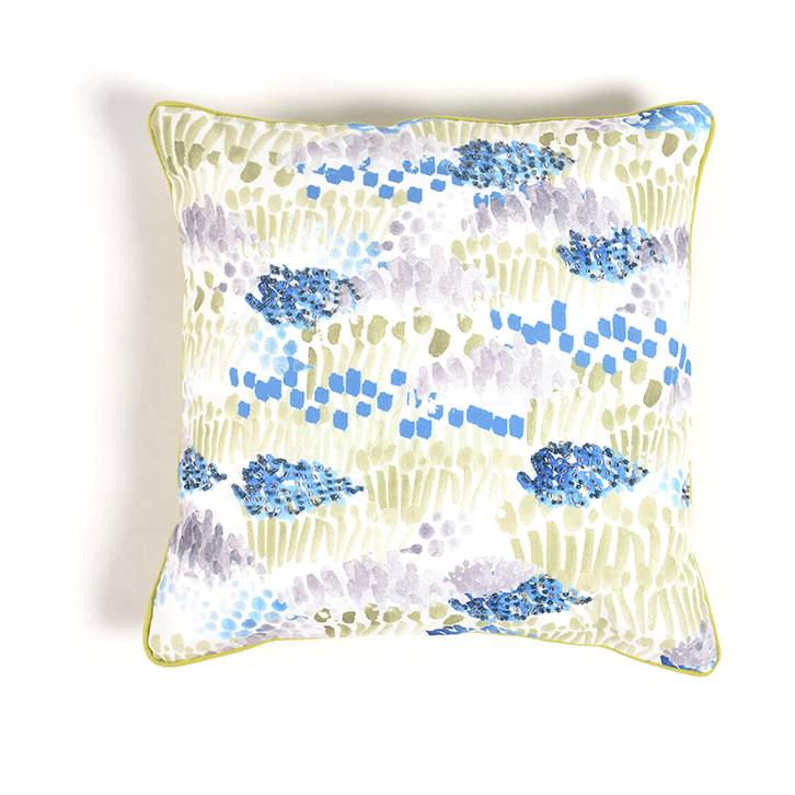 Water Color Effect Cushion Cover - Urban Ladder