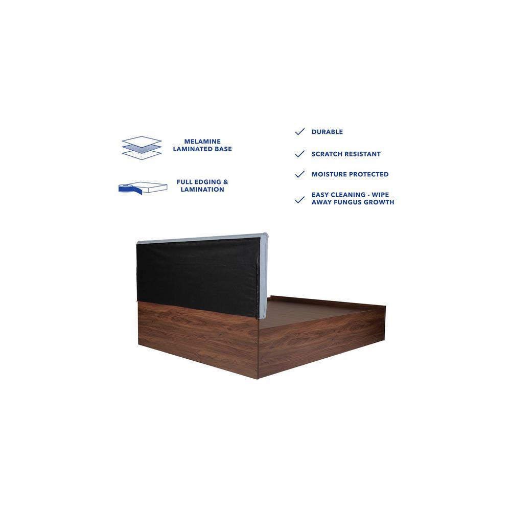 Ashtanga Bed With Premium Leatherette Fabric And Box Storage Queen Bed