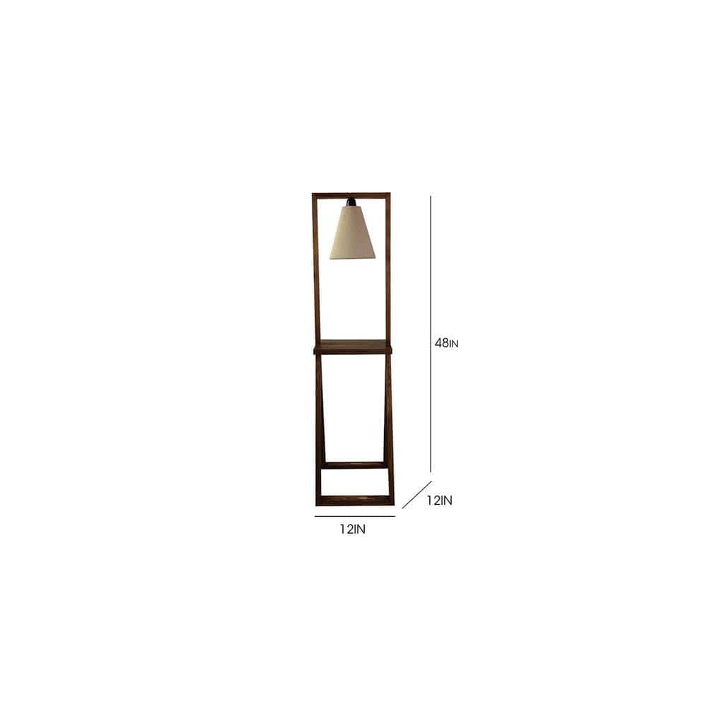 Euphoria Beige Jute Floor Lamp with Beige Jute Base
