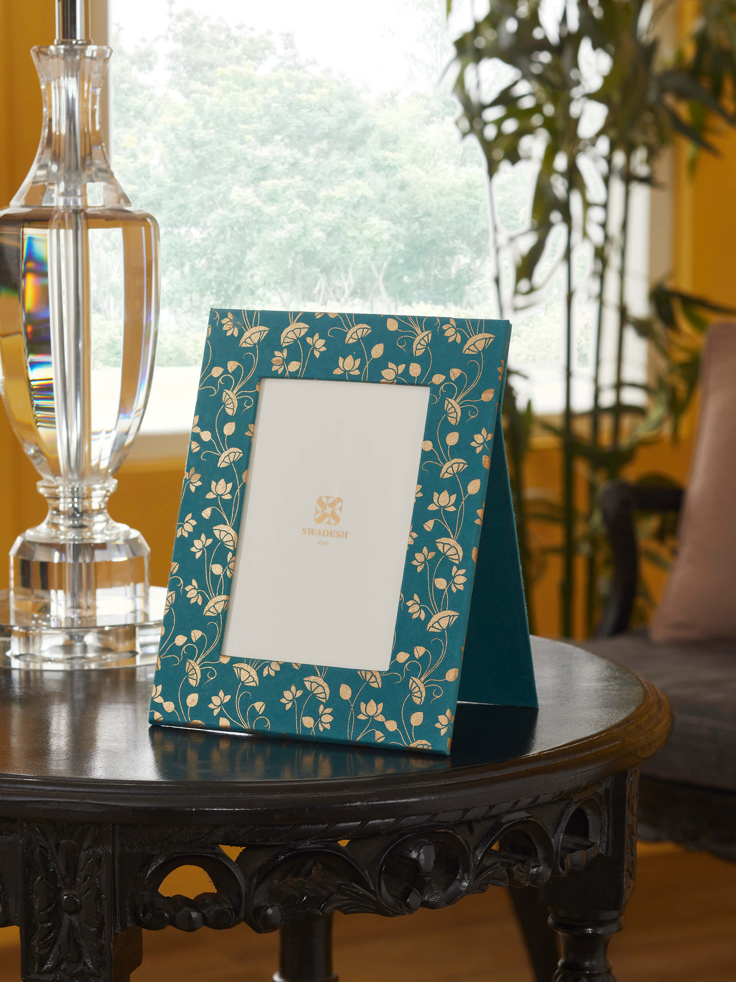 Lifestyle view of Handmade Paper Photo Frame