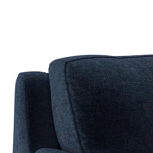 Farina Premium 2 Seater Fabric Sofa in Cobalt Colour