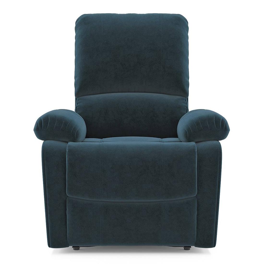 Edison Single Seater Recliner in Pebble Blue Colour