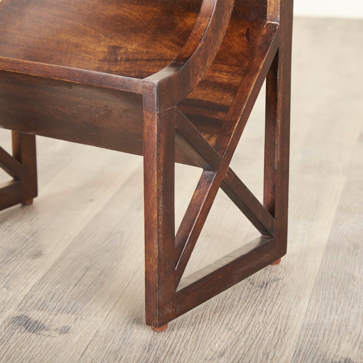 Mosby Solid Wood Side Table in  Natural Finish