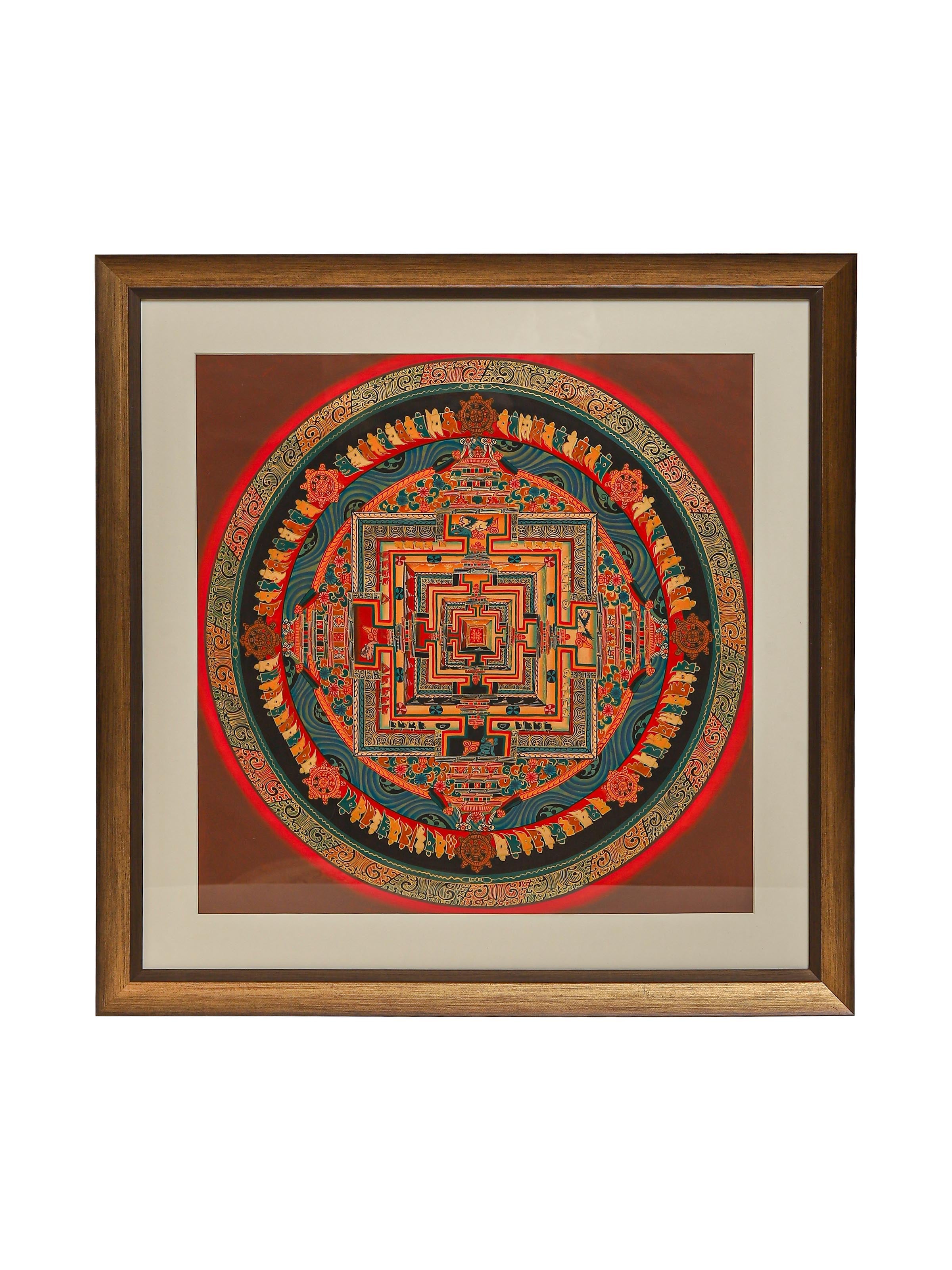 Kalachakra Mandala Thangka Painting