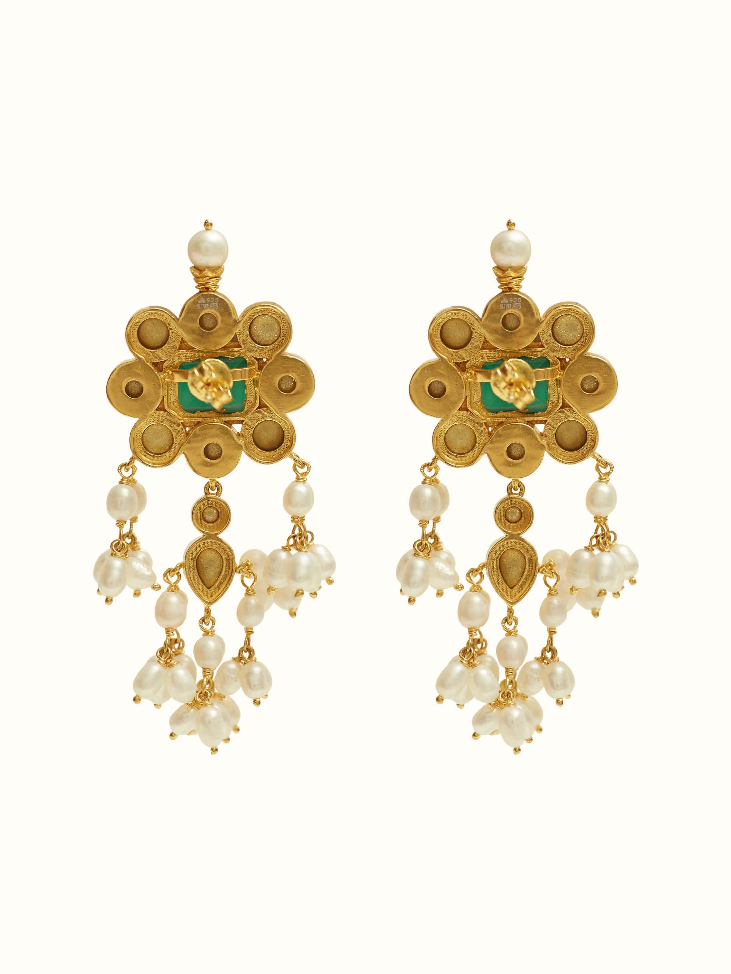 Guttapusalu Silver Drop Earrings