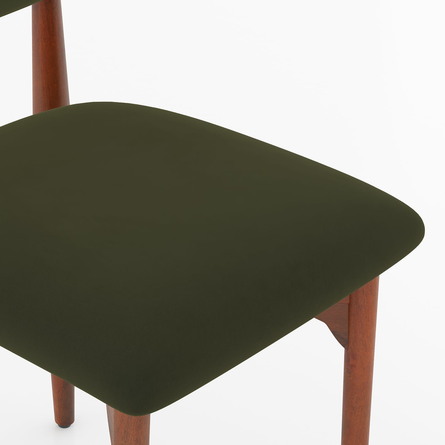 Ollie Solid Wood Dining Chair Set of 2 in Honey Finish