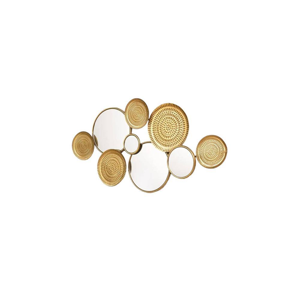Golden Platter Metal Wall Art