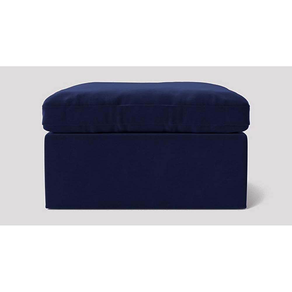 Seattle Ottoman Color in Navy Blue