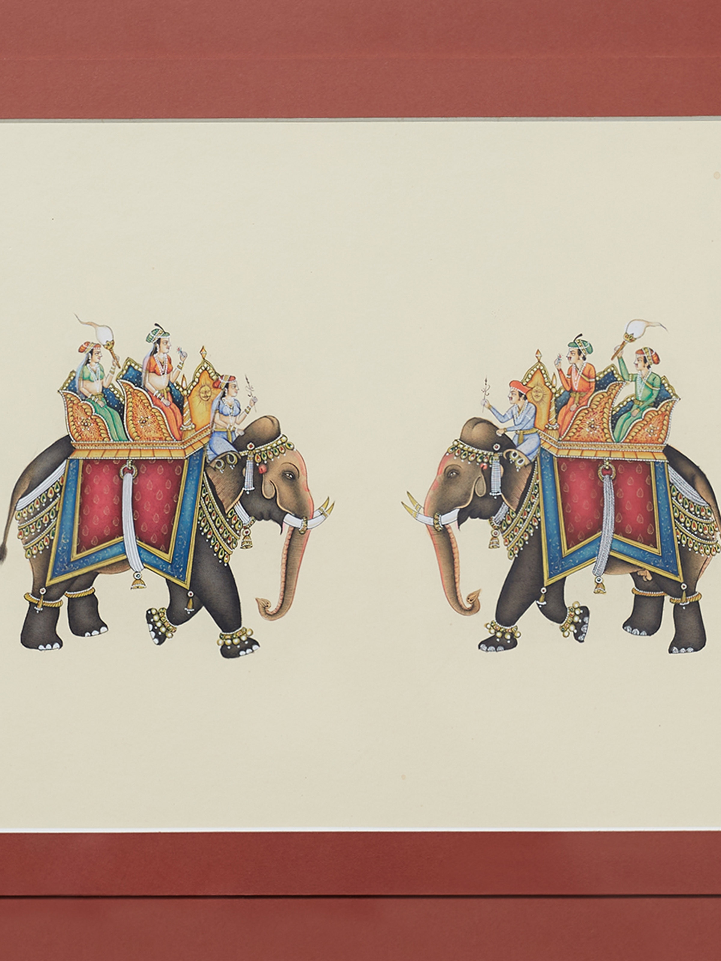 Royal Elephant Miniature Painting