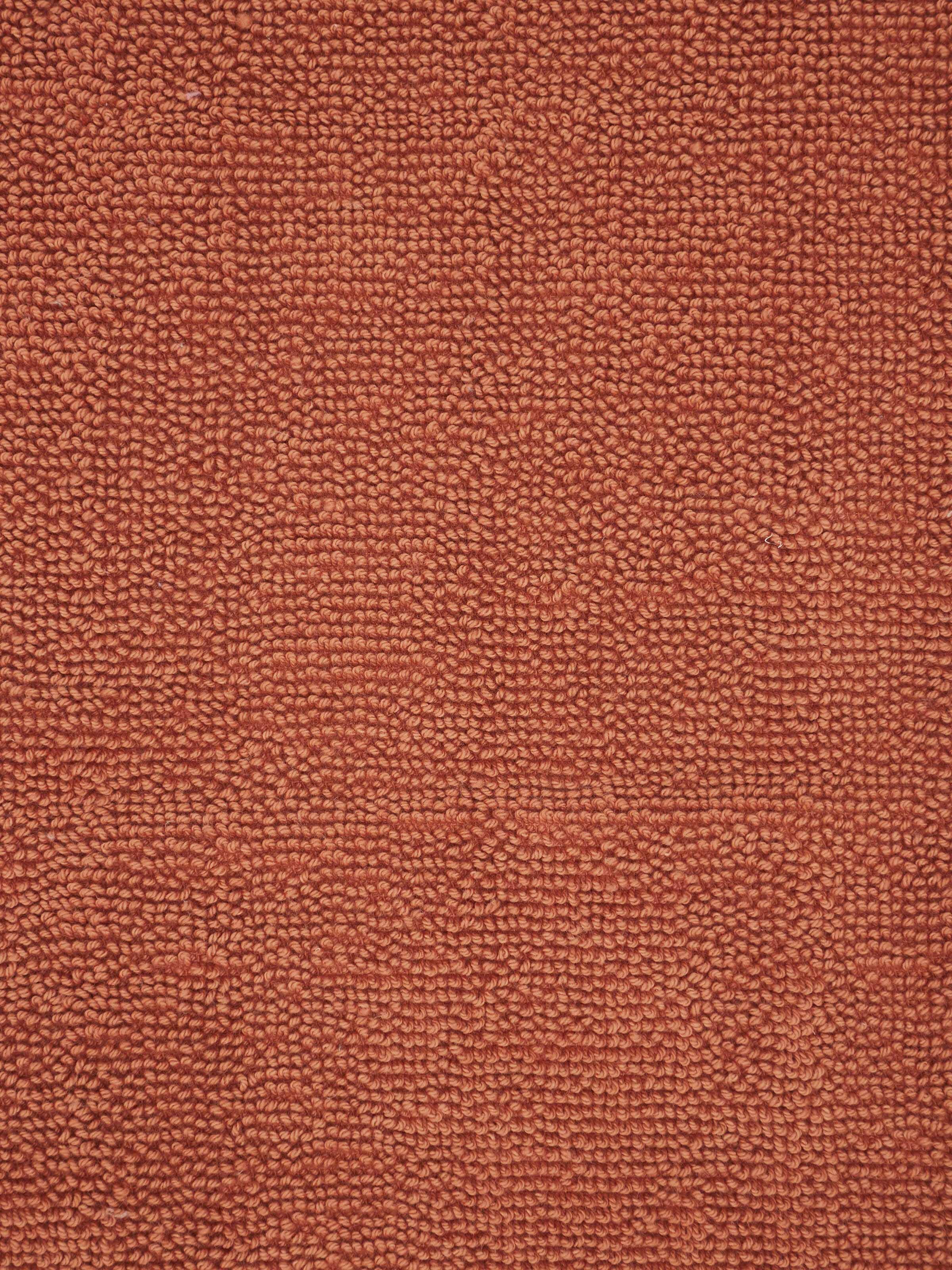 Nityam Solid Rust Cotton Bath Mat