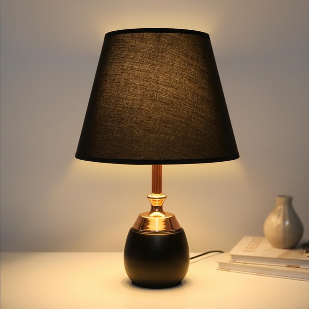 ELARE Black & Gold Table Lamp - Elare