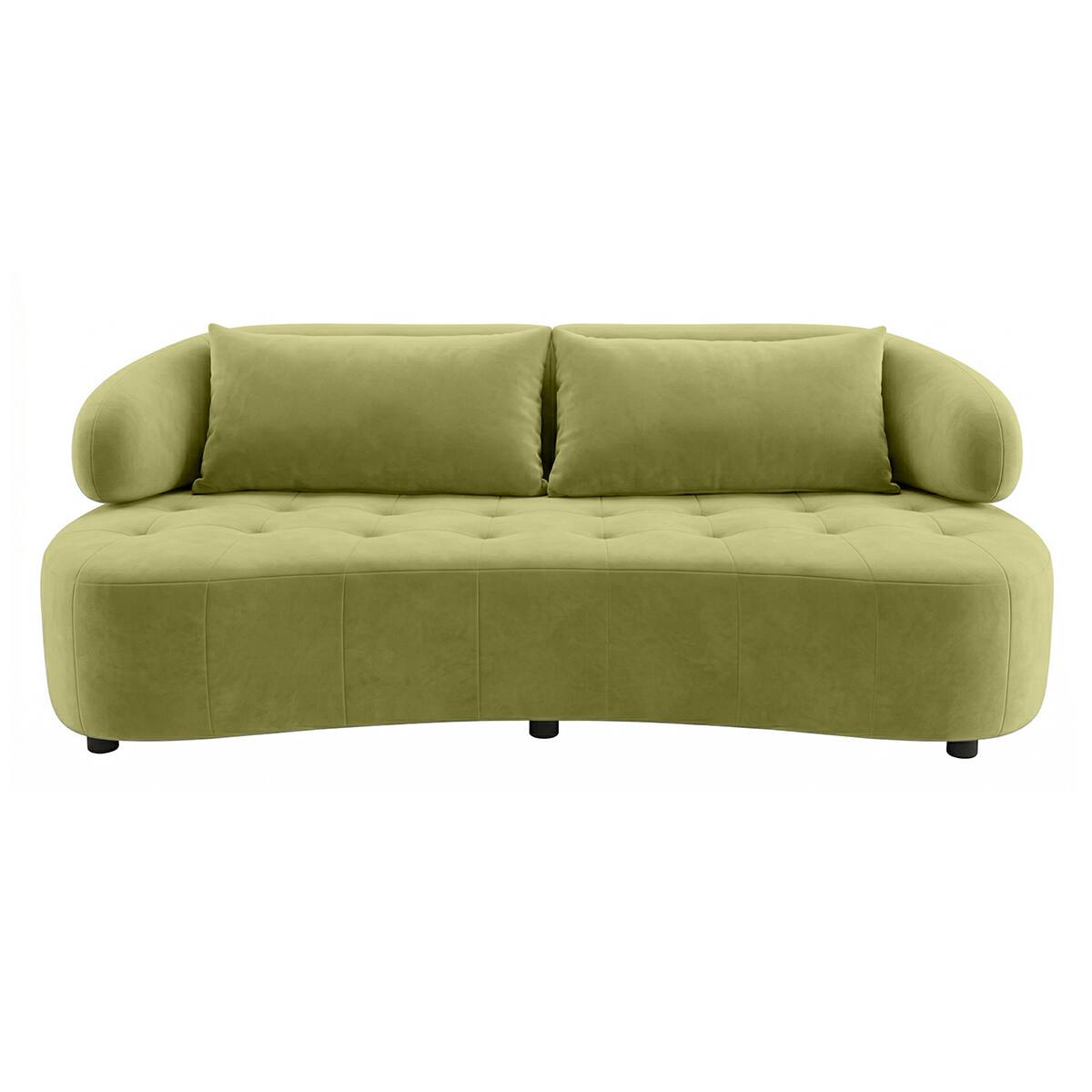 Henry Velvet 3 Seater Sofa Mint Green Color - Home Lifestylez