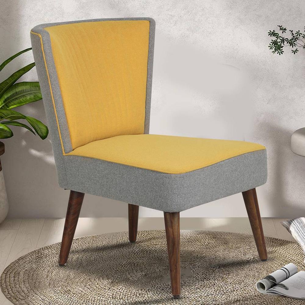 Persephone Accent Chair - Yellow (Colour : yellow)