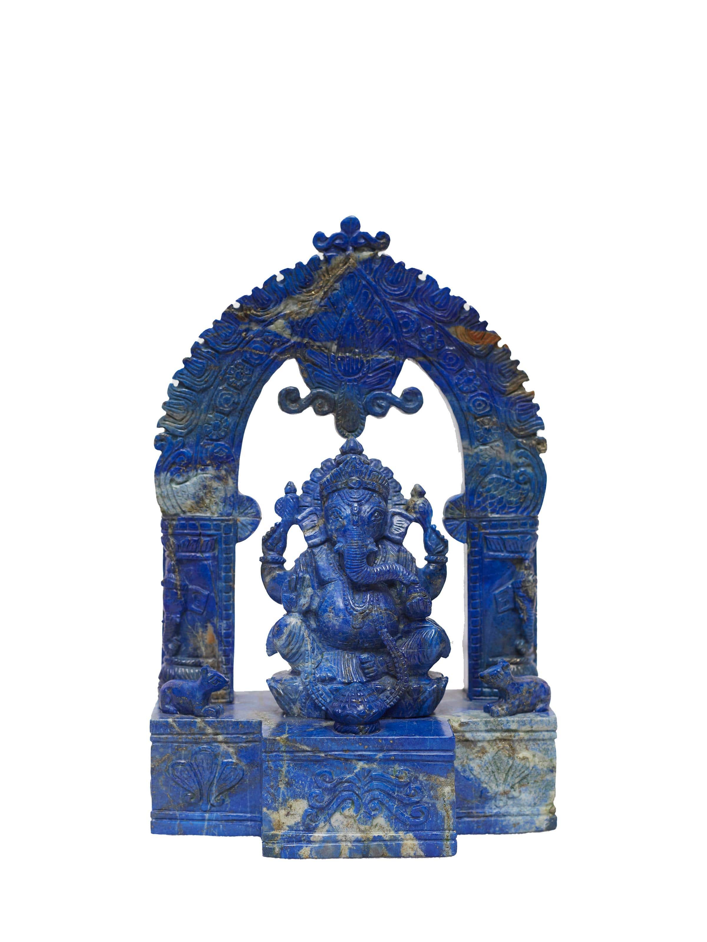 Lapis Lazuli Ganesha Idol