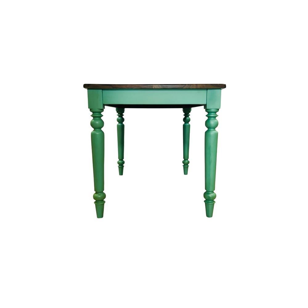 delma solid wood  4 seater Dining table in  Provincial Teak