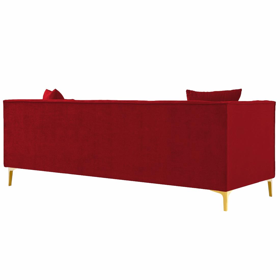Haruko Fabric Sofa - Red