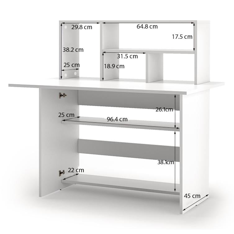 Anton Engineered Wood Study Table in Finish