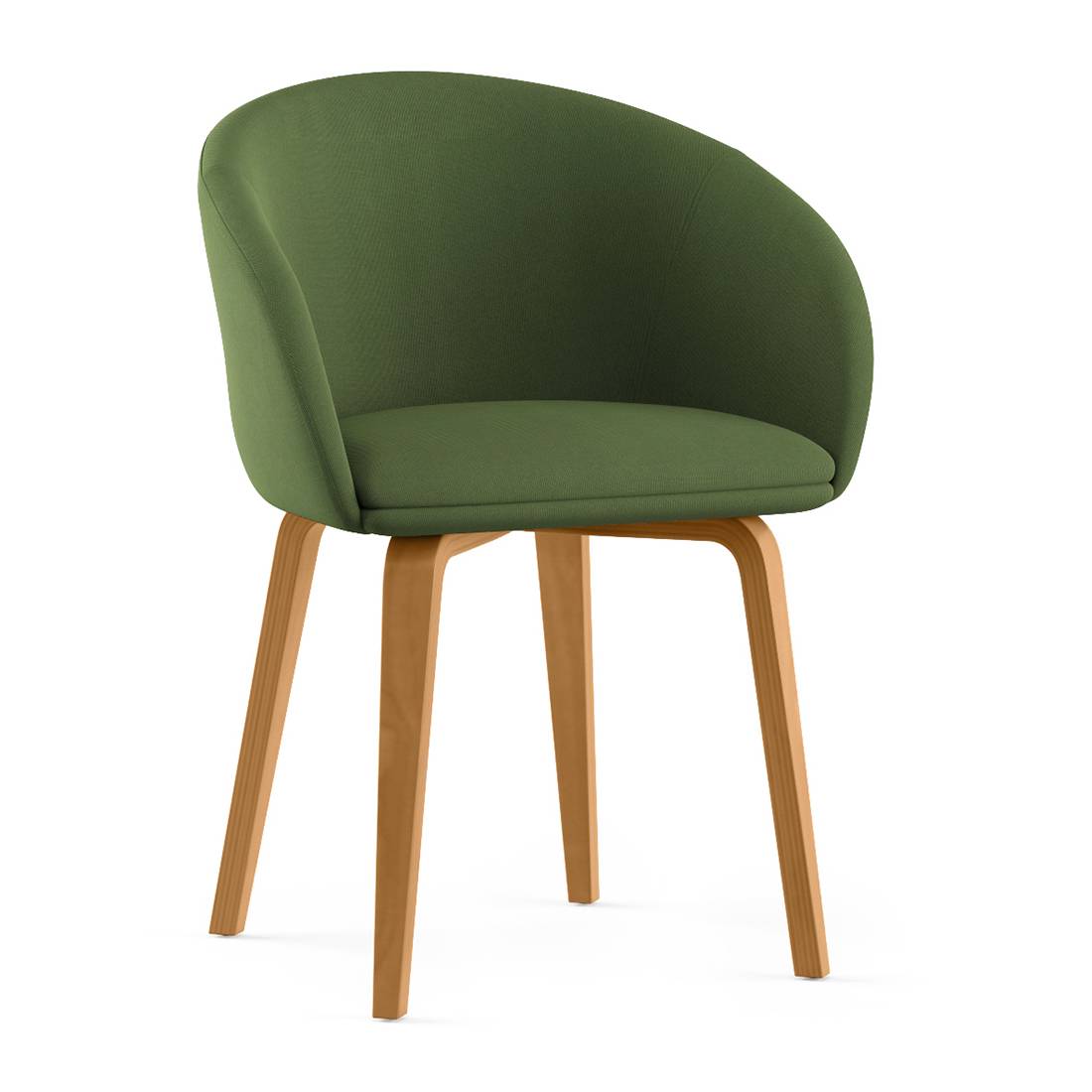 Meryl Lounge Chair Colour - Olive - Urban Ladder