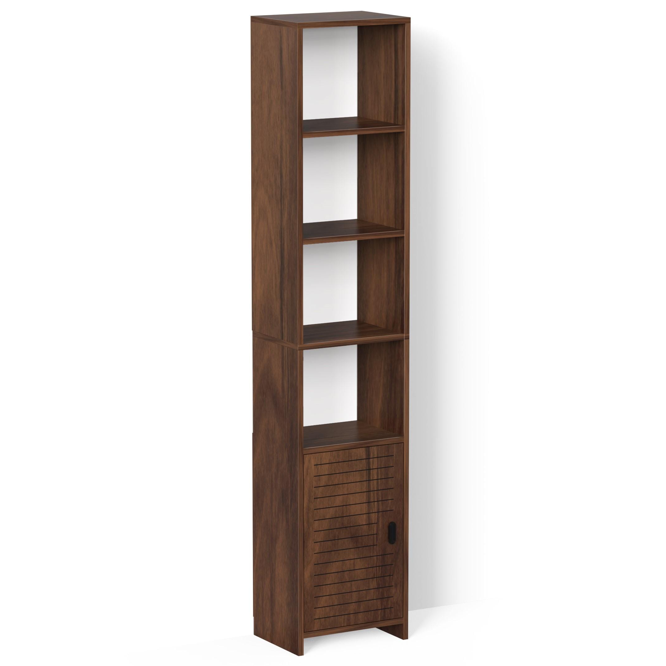 Barnia Engineered Wood Bookshelf In Brown Maple Finish