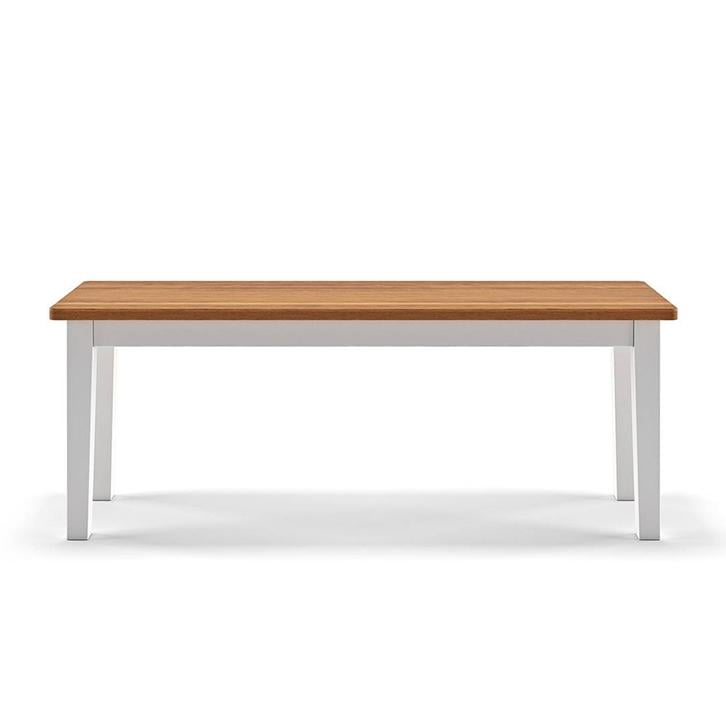 Diner Solid Wood Dining Bench In Golden Oak Finish