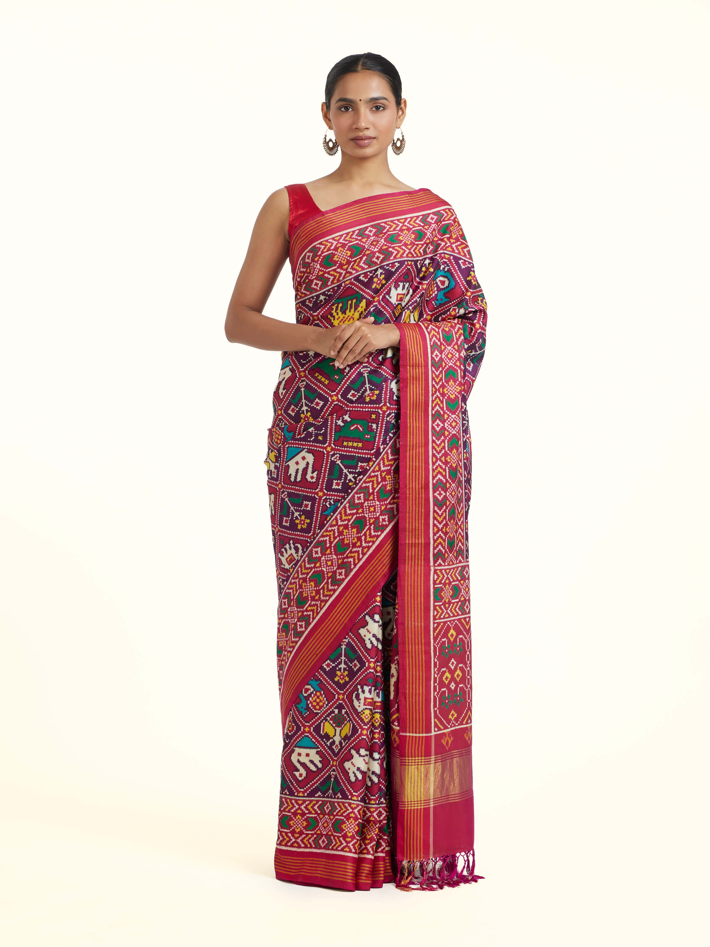 Silk Patan Patola Double Ikat Saree