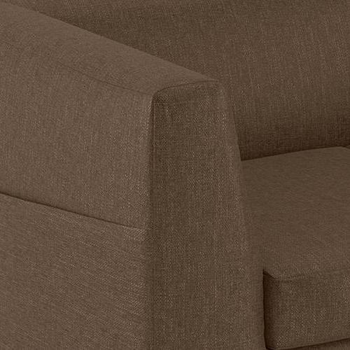 Rubik Essential 3 Seater Fabric Sofa in Mocha Colour