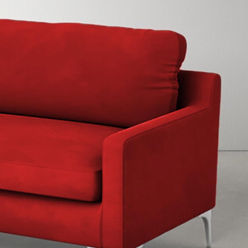 Velore Fabric Sofa (Red)