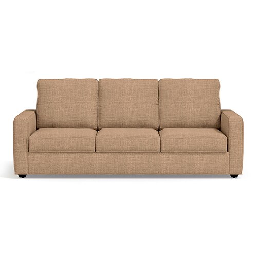 Apollo Compact Sofa Set (Colour : Sandshell Beige, Cushion : Soft, Back Type : High Back, Seater : 3+1+1)